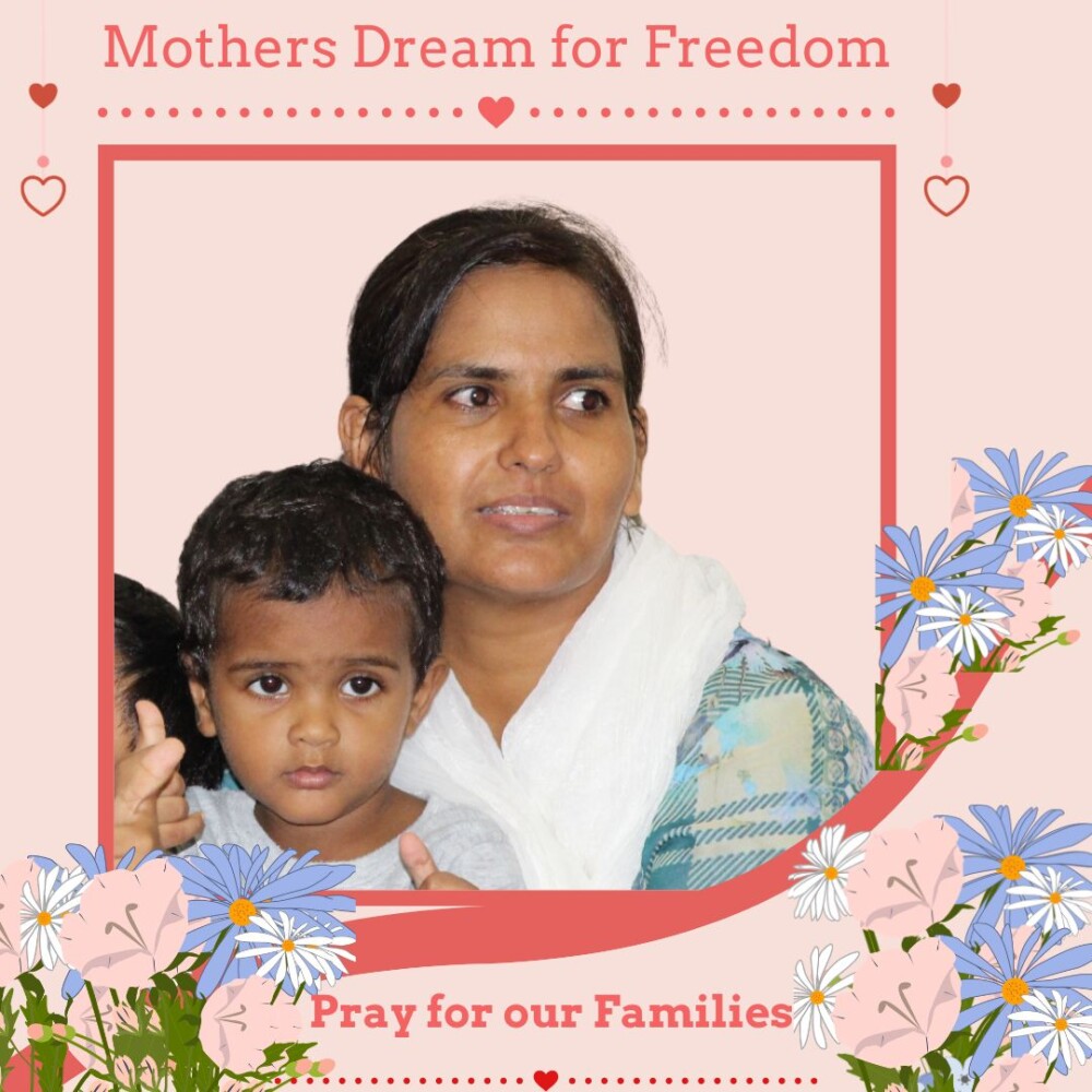 this mother prays for freedom